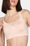 Zelocity High Impact Quick Dry Sports Bra - Evening Sand — thumbnail 6